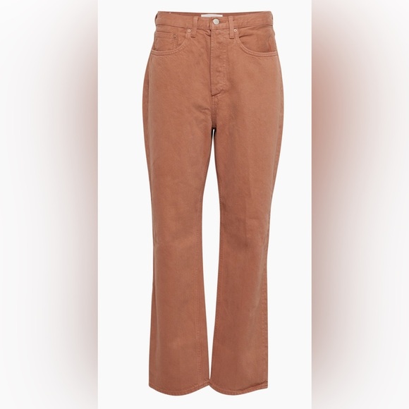 DENIM FORUM Sz 31 The Joni High Rise Loose Corduroy Trousers Pants - Picture 1 of 10